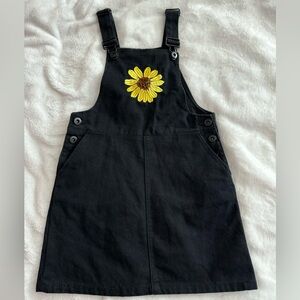 Forever 21 girls flower overall dress